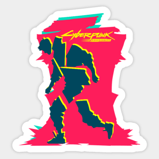 cyberpunk edgerunners Sticker